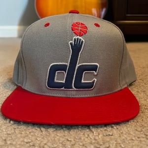 Used Mitchell & Ness NBA Washington Wizards Flat Brim Adjustable Hat